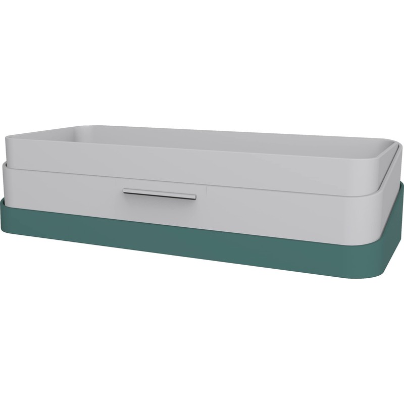 helit The Company H6252552 Desk Organiser Butler in Green/Grey