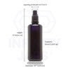 Infinity Jars 100 Ml (3.4 fl oz)Black Ultraviolet Glass Fine
