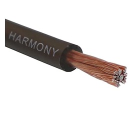 HA-PW8BLK-40 8 Gauge 8GA Car Stereo Matte Black Power Cable Amp Wire - 40 FT