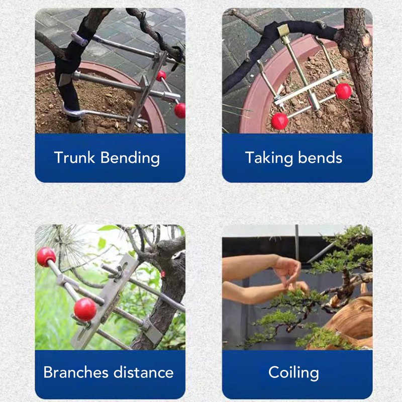 Tree Branch Bender, Ergonomic Design Safe and Gradual Bending Tree