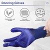 Janmercy 4 Pairs Donning Gloves for Compression Stockings Sock Aid