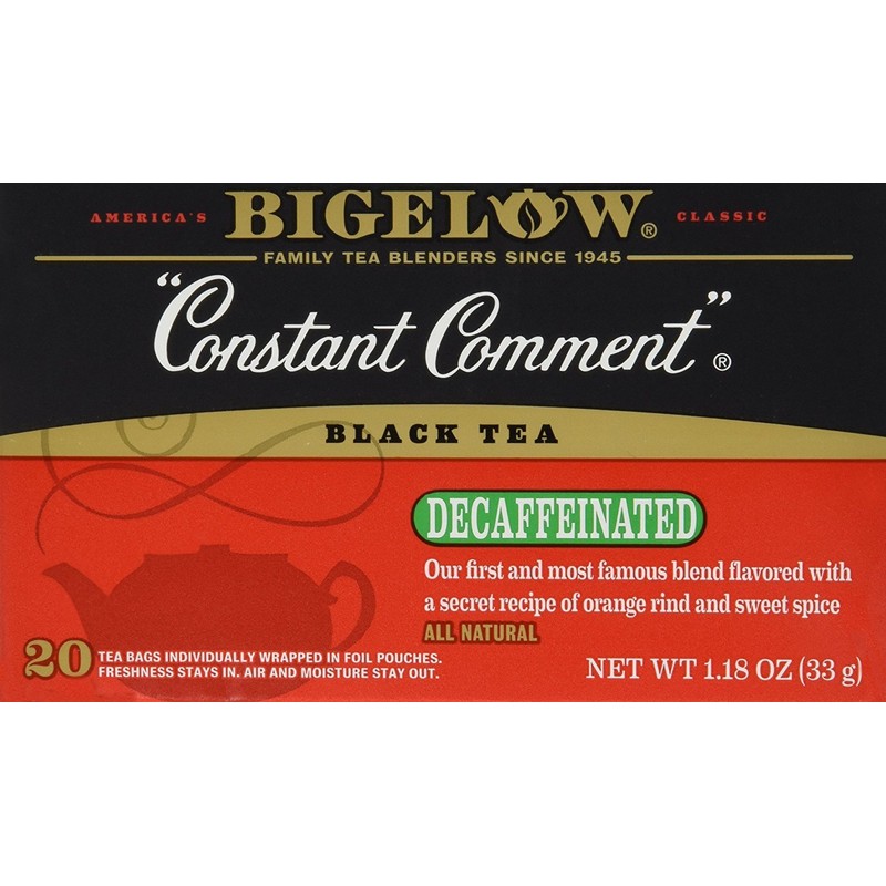 Bigelow Tea Constant Comment Decaf 20 Bags (Pack of 3)