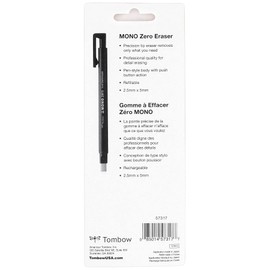 Tombow MONO Zero Eraser Value Pack, Rectangle 2.5 mm, 1-Pack