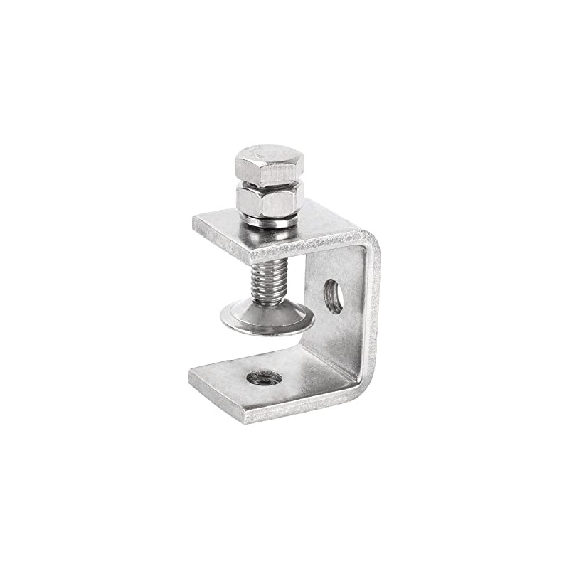 1-1/8” (30 mm) Mini C Clamps Stainless Steel, Small C-Clamp