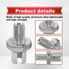 Pleoos 4 Pieces Clutch Brake Cable Adjuster Screw Metric Clutch