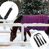 Shinylin 6 Pcs Horse Blanket Leg Straps, Replacement Elastic Straps