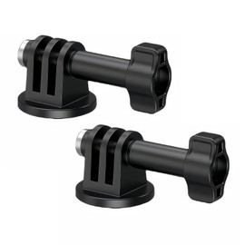 LANXIRE Tripod Mount Adapter 1/4" Screw Hole for Gopro DJI Insta360 Action Camera, Fits for Tripod Selfie Stick Monopod - 2 Pack