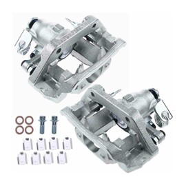 Pair Set Rear Disc Brake Calipers For 2011-2014 FORD EDGE For 2011-2015 LINCOLN MKX 18B5298 18B5299 LH & RH Sides