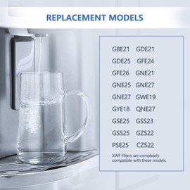 GE 6 PACK Fit GE XWF Replace XWF Appliances Refrigerator Water Filter, U.S