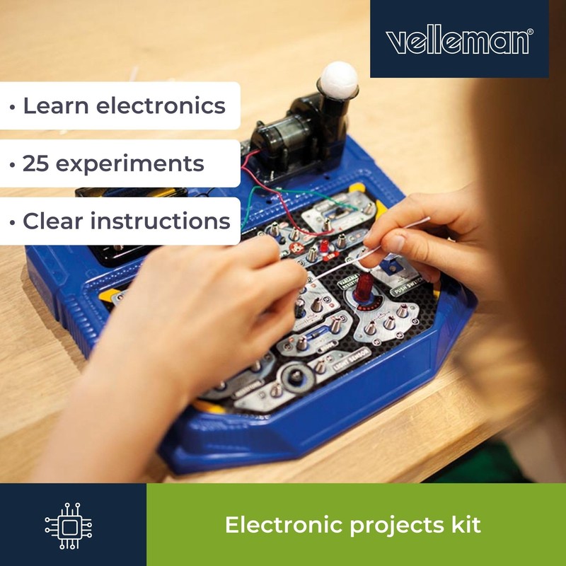 Velleman Electronics Project Set for Children Aged 8+ Explore the