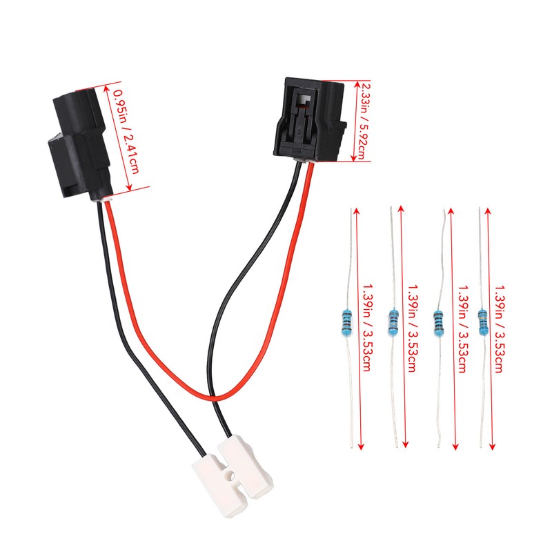 VCM Muzzler Harness Disable Kit with Plug 68ohm 82ohm 100ohm