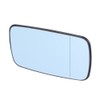 Right Hand Blue Heated Wing Door Mirror Glass Fit for