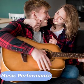 XGWTH Single Earhook Headset Microphone Headworn Over Ear Hanging Condenser Omnidirectional Mic Clip Compatible with Shure Wireless Bodypack Transmitter System with Mini XLR 4 Pin TA4F Plug