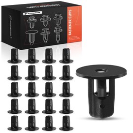 A-Premium 20-Pack Nylon Bumper Fender Door Panel Car Retainer Fastener Push Pin Clips Compatible with Toyota Camry, RAV4, Corolla, Prius, Tacoma, Highlander, Tundra, Sienna, Lexus RX300 - for 9 x 9mm