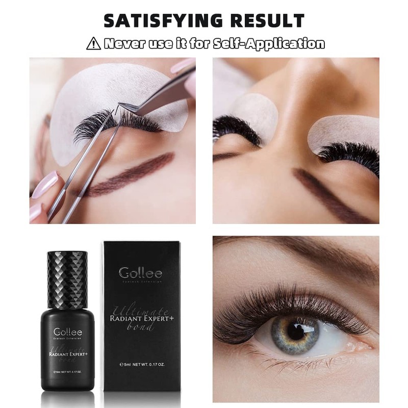 Eyelash Extension Glue - 0.5 Sec Fast Drying, 8 Week
