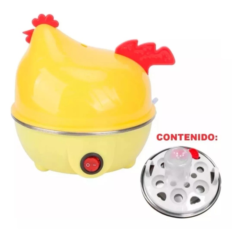 Molin Dollins Huevera Eléctrica Hervidor Huevos Para Cocina Forma Gallina