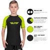 Elite Sports Rash Guards for Boys and Girls, Short Sleeve