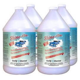 Shine On Automobile Vinyl, Rubber & Plastic Protectant and Conditioner with pure-silicone additives and UV protection-4 gallon case