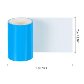 sourcing map Inflatable Patch Repair Kit 3 in x 5 Ft,TPU Pool Patches Repair Tape for Air Mattress, Bounce House, Swimming Pool, Blue