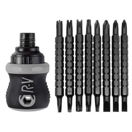 szhdxsy 18 in-1 Multi-bit Screwdriver Set, Purpose Ratcheting Screwdriver,small magnetic ratchet screwdriver with retractability,