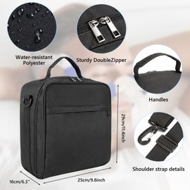 Travel Bag, Travel Carry Bag Compatible with Airsense 10, Airsense 11, ResMed Air Mini, Dreamstation and Accessories Storage Case (Bag Only)