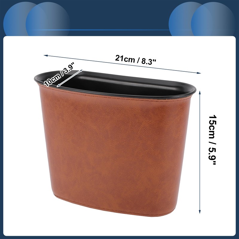 INFINAUTO Car Trash Can Car Door 8.3" Length 3.9" Width