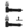 QWORK 90 Degree Right Angle Drill Attachment Adapter with 8mm