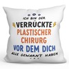 MUGFFINS PLASTIC SURGEON man Cushion Padding included - in German