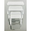 Generic T'z Tagz New 3 Piece Crystal-Clear Acrylic Showcase Riser