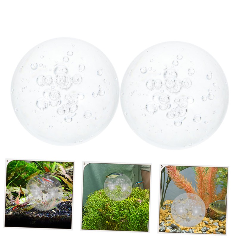BESPORTBLE Crystal Sphere Decorative Glass Orbs 4cm Bubble Balls for