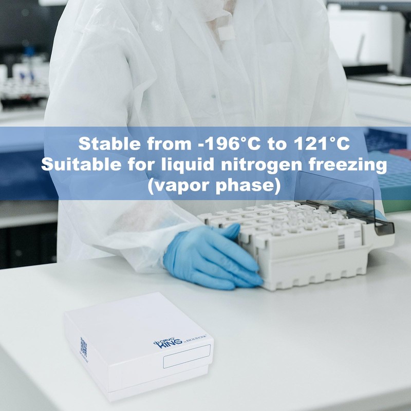 Pack of 5 cryobox, microcentrifuge tube container made of cardboard,