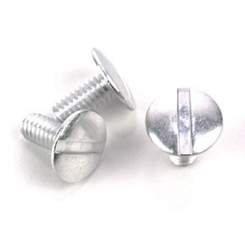 TruBind Aluminum Chicago Screw and Post Sets | 2 inch Post Length | 3/16 inch Post Diameter | Silver-Colored | 100 Screws and 100 Posts