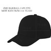 Unisex Boys Girls Baseball Cap Hat Cap A-Z Alphabet Morefaz