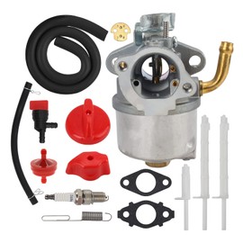 MOTOALL 798917 Carburetor for 790558 791953 791292 794587 Snowblower with Spark Plug Fuel Filter Fuel Line Kits