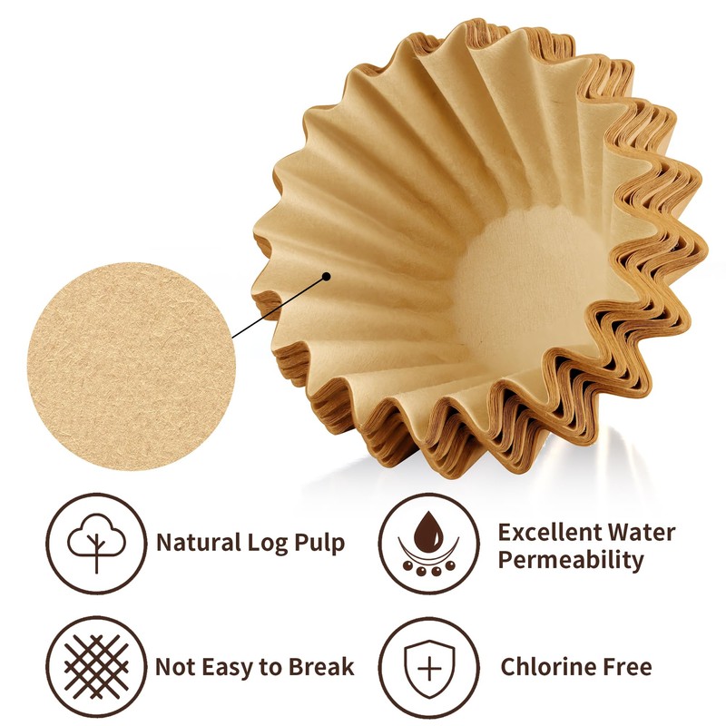 Coffee Filters Compatible with Bella Coffee Maker, 130 Pcs Extra