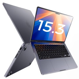 MAGIC JOHN for MacBook Air 15 inch Case, 2023 M2/ 2024 M3/ 2025 M4, Protective Hard Shell Matte Cover, Cooling Design, Anti-Cracking, Scratch-Proof & Anti-Fingerprint, Matte Clear