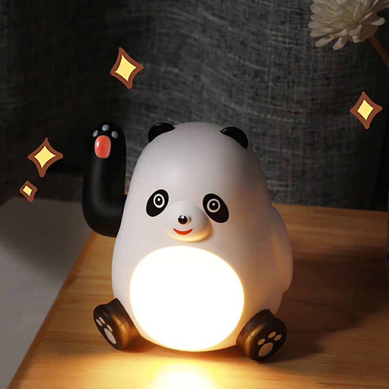 Panda Night Light Energy Saving Simple Cute LED Bedside Night