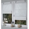 "Kessy" Roman Blinds - White - approx. 80 x 142cm