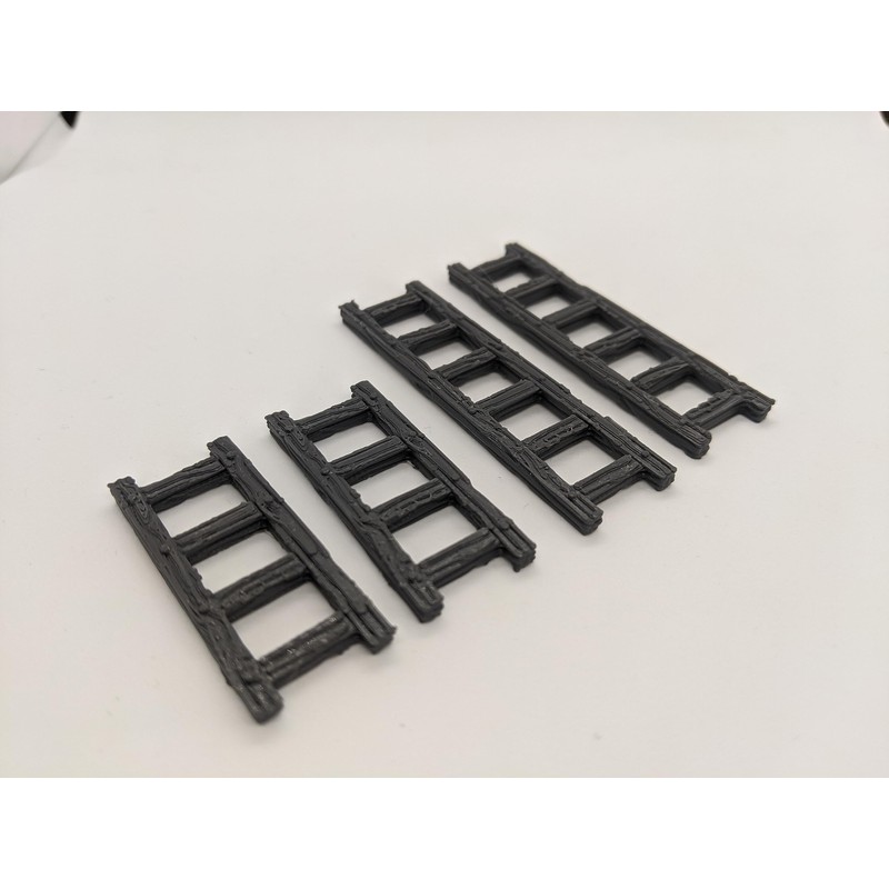 4x Ladders Pack Set | 28mm 1/56 Scale Miniature |