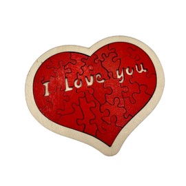 I love you Wooden Puzzle | Heart | Valentines, Birthday, Anniversary gift