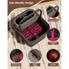 OOAMBB Collapsible Foot Spa with Heat, Bubble and Temp Control,