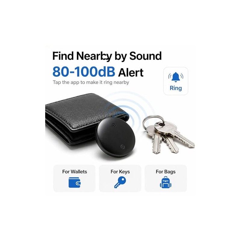Bluetooth GPS Tracker for Vehicles, Pets & Kids - 2-Pack