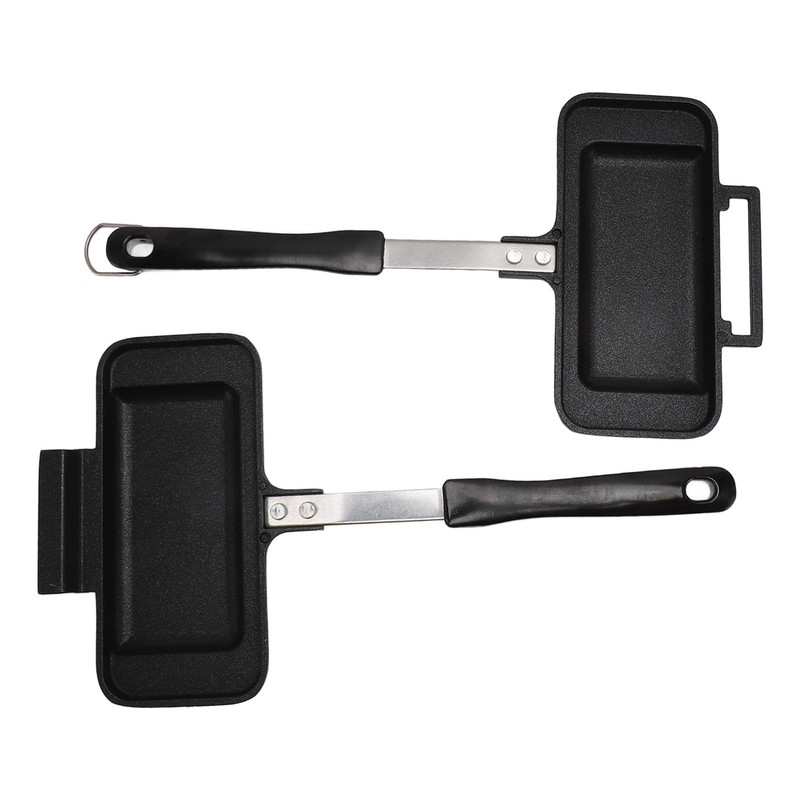 Waffle Maker Pan Nonstick Stovetop Waffle Pan Portable Aluminum Waffle