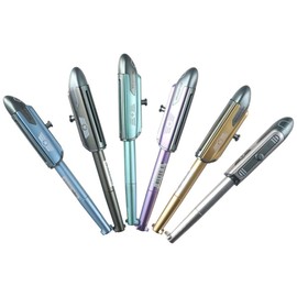 allcoupon 6Pcs Novelty Helicopter Pens, 0.5mm Quick Dry Black Gel Ink Airlane Shaped Pens, Creative Transforming Pen for Office, Party