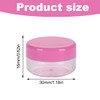 Pack of 6 Transparent Empty Containers, 5 ml Cream Jar,