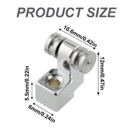 Pack of 4 Roller Guitar String Tree, Guides Retainer with Screws Guitar Accessories for Fender Strat Stratocaster Tele Telecaster Electric Guitar, Gold