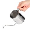 250ml Stainless Steel Coffee Pot Long Spout Kettle with Handle