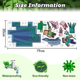 Cartoon Wall Sticker Children's Room, Video Game Wall Sticker, Wall Window Wall Sticker, Cartoon Wall Sticker, Children's Room, Bedroom Wall Decoration, Wall Sticker for Children's Room