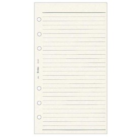 Noritsu 451 2P Personal Organizer, Refill, Horizontal Ruled Bible, Pack of 100, Cream, Pack of 2
