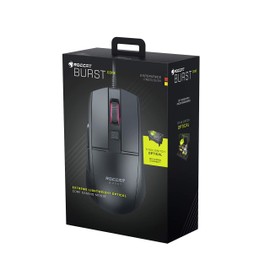 ROCCAT Burst Core Ultra Lightweight Optical Core Gaming Mouse, Black (Lightweight 2.4 oz (68 g), Titan Switch Optical, Optical PixArt PMW3330 8500dpi, Internal Honeycomb Structure, Side Buttons)